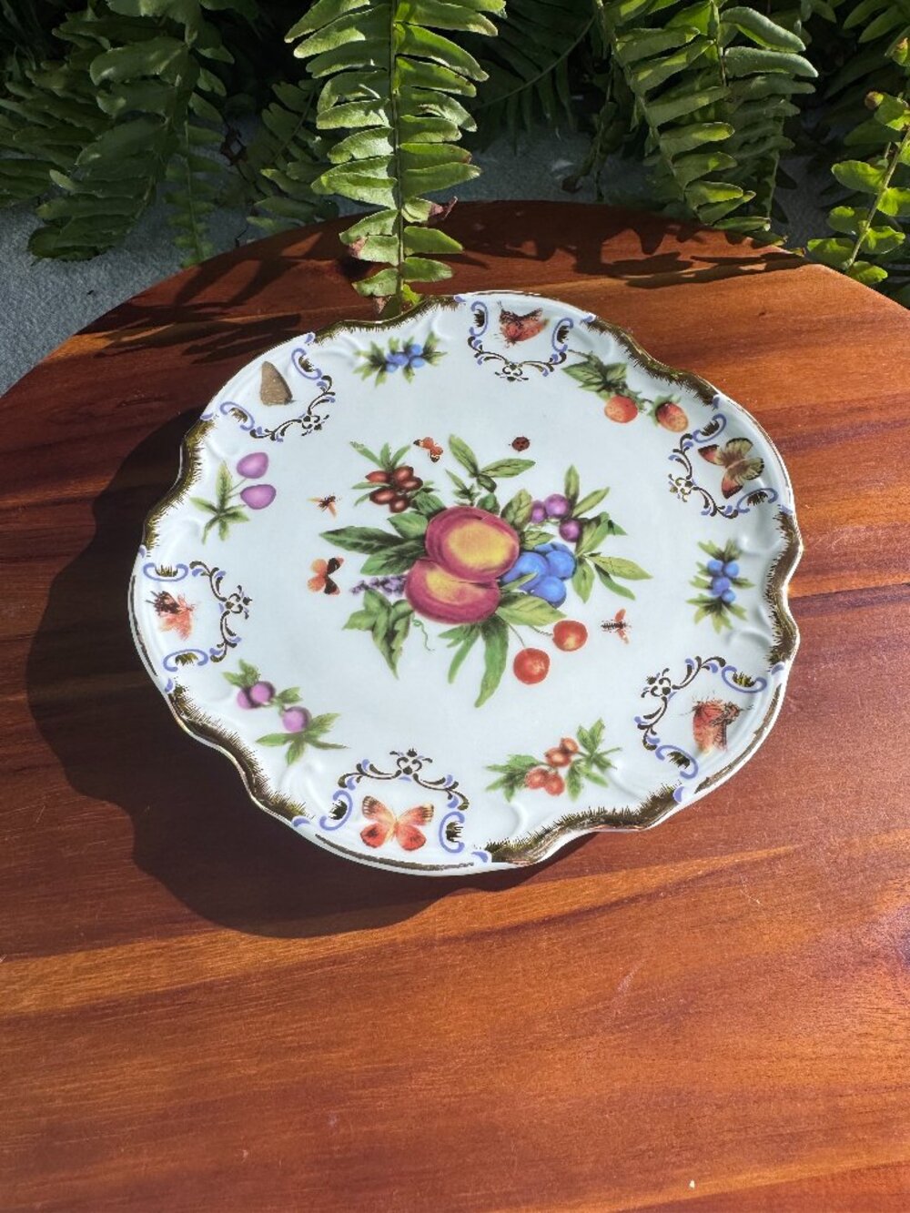 Vintage I. Godinger & Co. Yorkshire Porcelain Dessert Plate